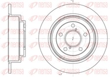REMSA 2x Bremsscheibe hinten Ø265.5mm voll für Subaru Forester Impreza Station