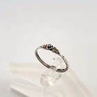 Vintage Black Hills Gold Sterling Silver 925 12k Rose Leaf Floral Ring Sz 7.25