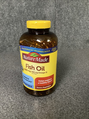Nature Made Fish Oil Omega Fatty Acid - 200 Softgels Exp 06/27 M23C