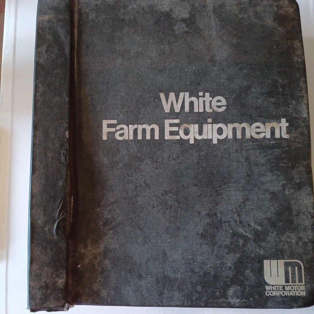 Genuine White Oliver Farm Equipment Binder Full Service Shop Parts Manuals