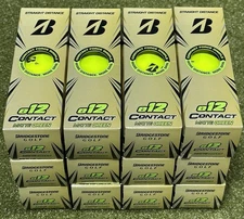 Bridgestone e12 Contact Matte Green Golf Balls - 3 Dozen - 36 Total NEW!