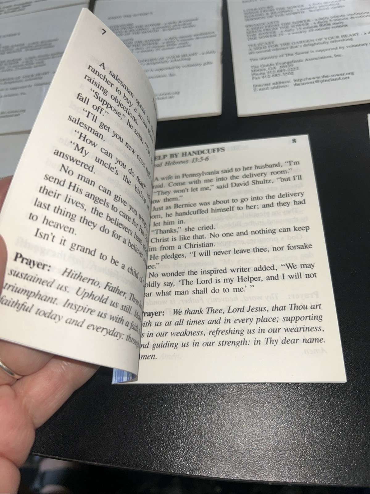 VTG 1990's Lot- 12 Guido Ministries  Inspirational Booklets Religious Pamphlets