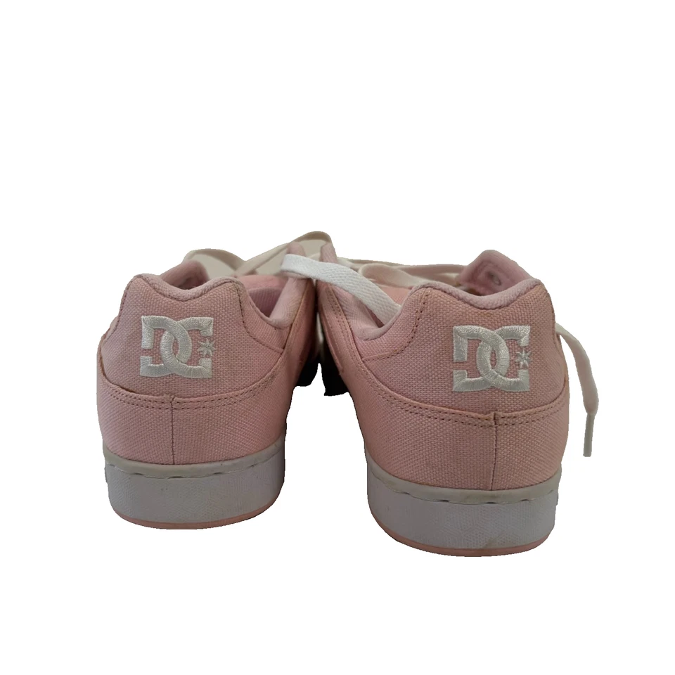 DC Shoes Womens Size 10 W Pink White Manteca Skateboarding Canvas - Image 4 of 4