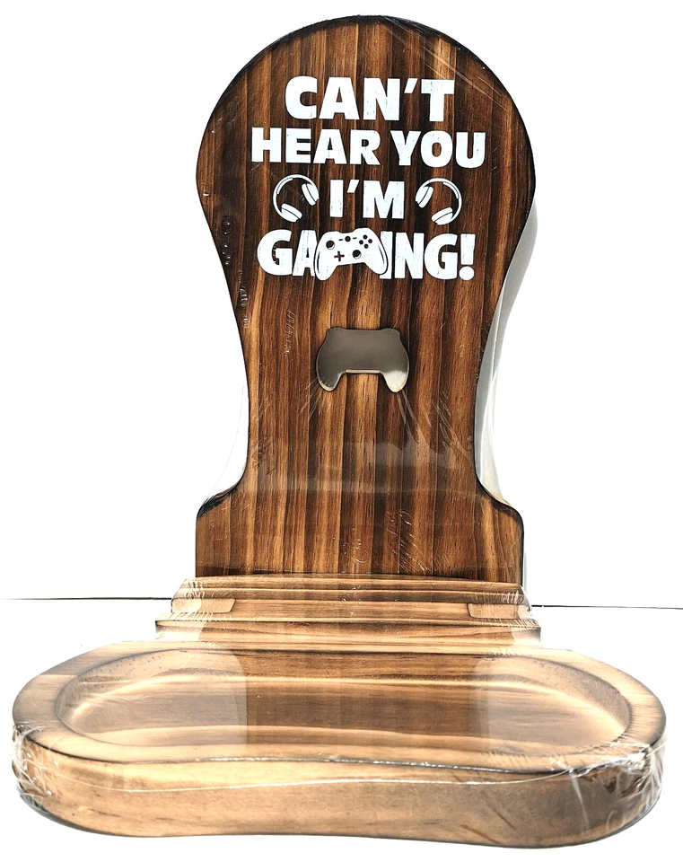 Gamer Gift  - Gaming Headphone Stand w/ Storage Space - Phone Holder - New - Image 2 of 4