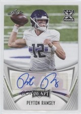 2021 Leaf Draft Auto Peyton Ramsey #BA-PR1 Auto 10ua