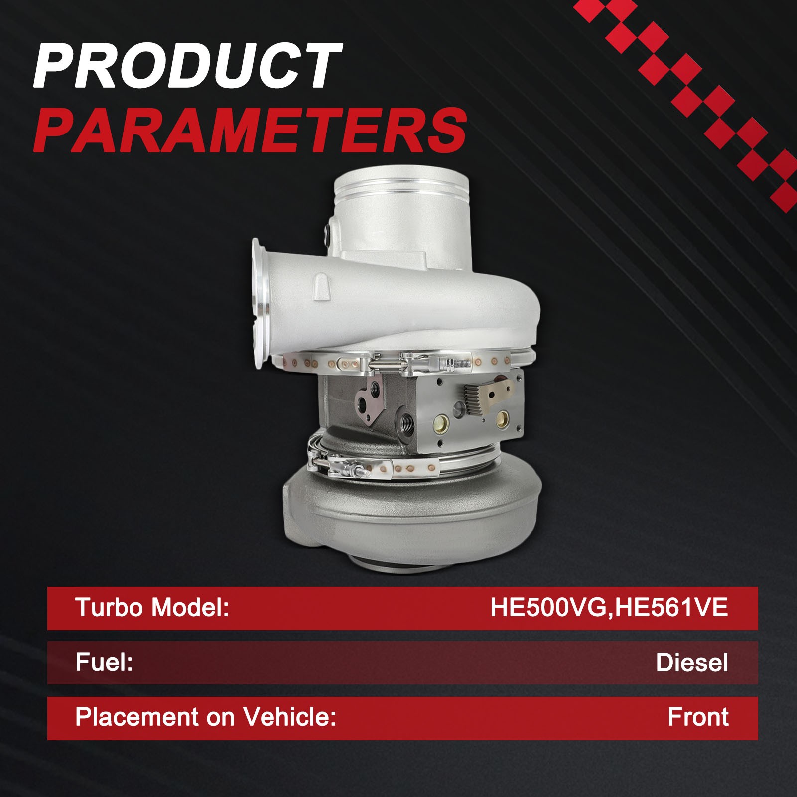 Turbo Turbocharger For HE500VG HE561VE ISX07 ISX1 ISX-EGR ISX15 Cummins 15.0L thumbnail 5