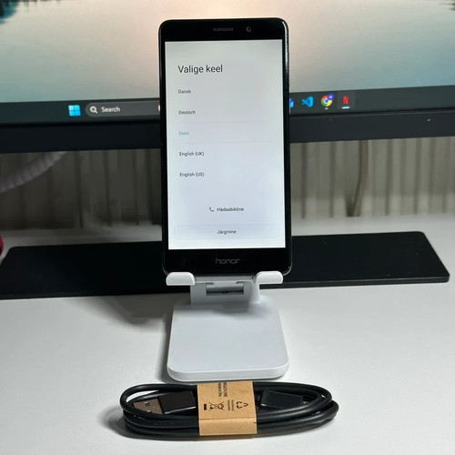 Huawei Honor 6X 32GB silber entsperrt großes Display Android Smartphone 0062