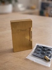 S.T. Dupont Paris Ligne 1 briquet Plaqué Or neuf jamais