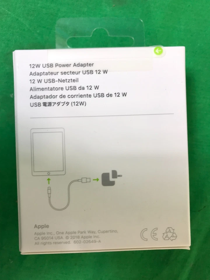Apple A2167 MD836LL/A 12W USB Power Adapter Wall Charger New White* - Image 2 of 4