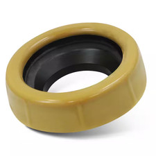 Toilet Wax Ring Gasket with Flange Universal Fit for 3 In. and 4 In. Toilet Bowl