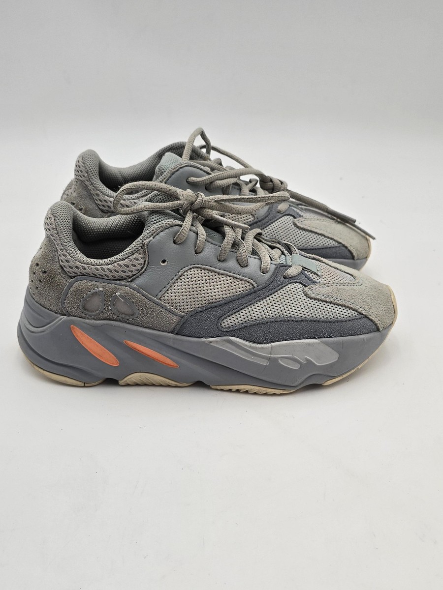 Adidas Yeezy Boost 700 Inertia Shoes Womens Size 5 Gray Suede