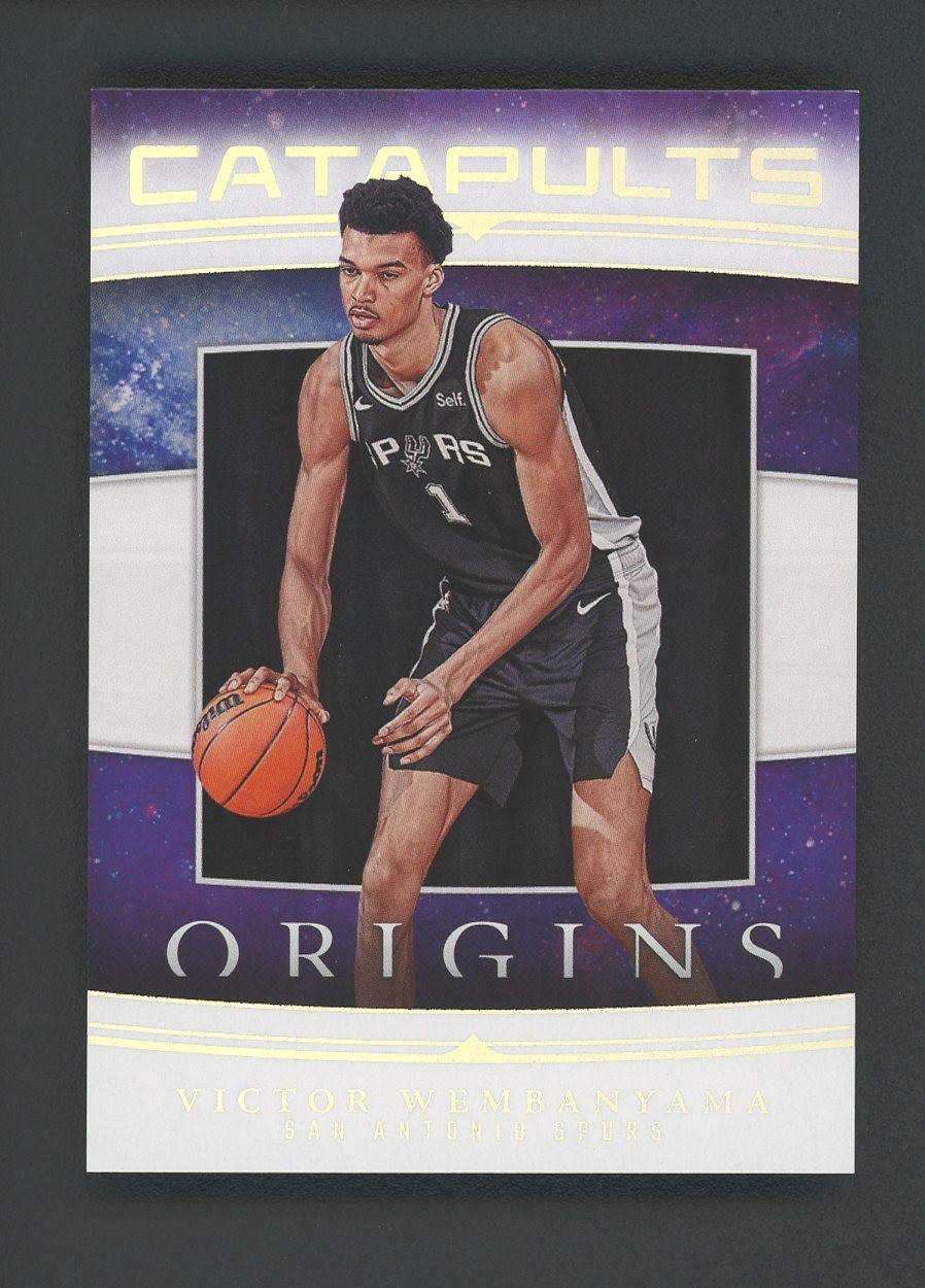 2023-24 Panini Origins Catapults #3 Victor Wembanyama Spurs RC Rookie SP