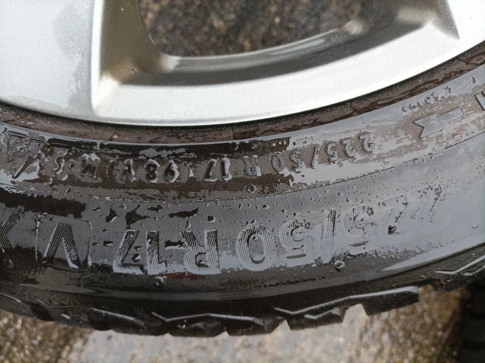 Audi VW Skoda Winterräder Continental TS870 225/50R17 98V DOT22 7-8mm 5x112 ET46 - Bild 3 von 4