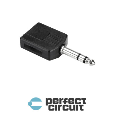 Hosa GPP-359 Dual 1/4'' TRS to 1/4'' TRS Adapter ADAPTER - NEW - PERFECT CIRCUIT