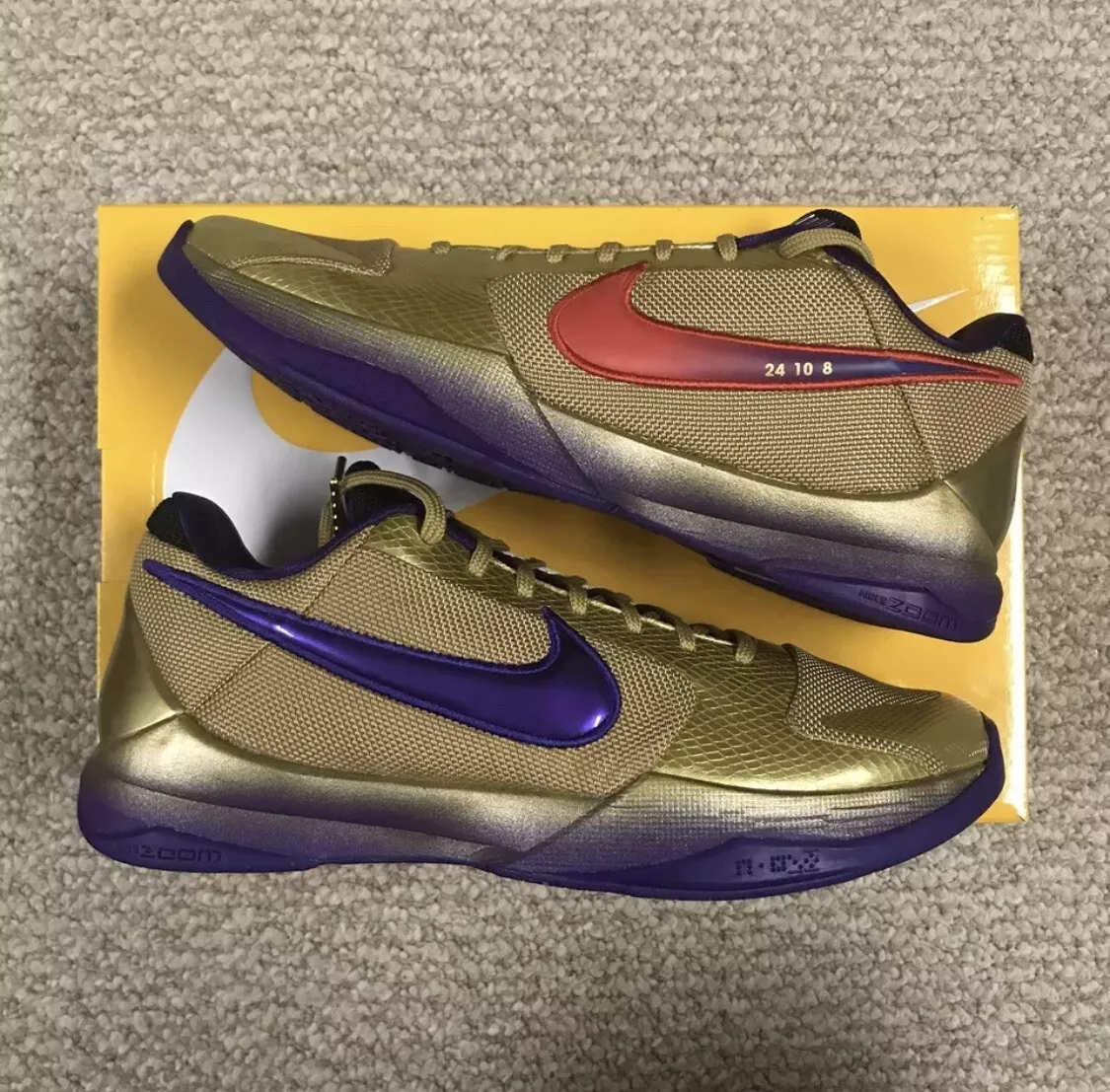 Nike Zoom Kobe 5 Protro Undefeated Hall Of Fame DA6809-700 Men’s Sz 11