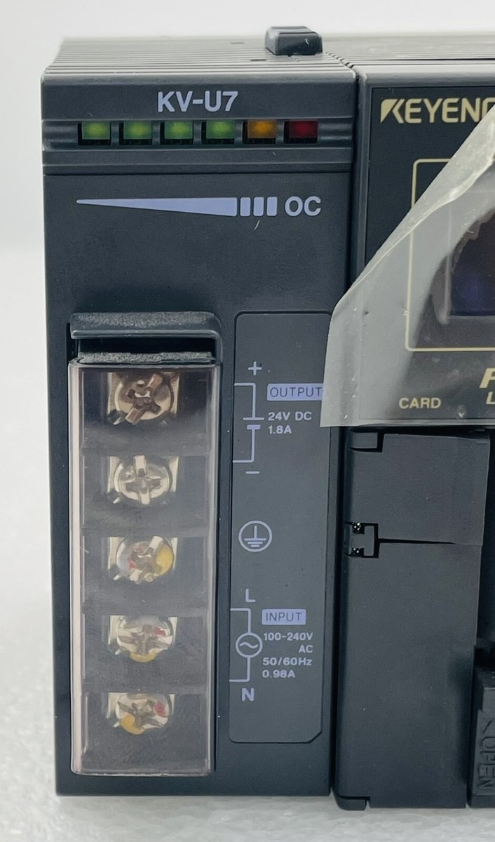 Keyence KV-5000 CPU Unit with KV-U7 Power Supply | eBay