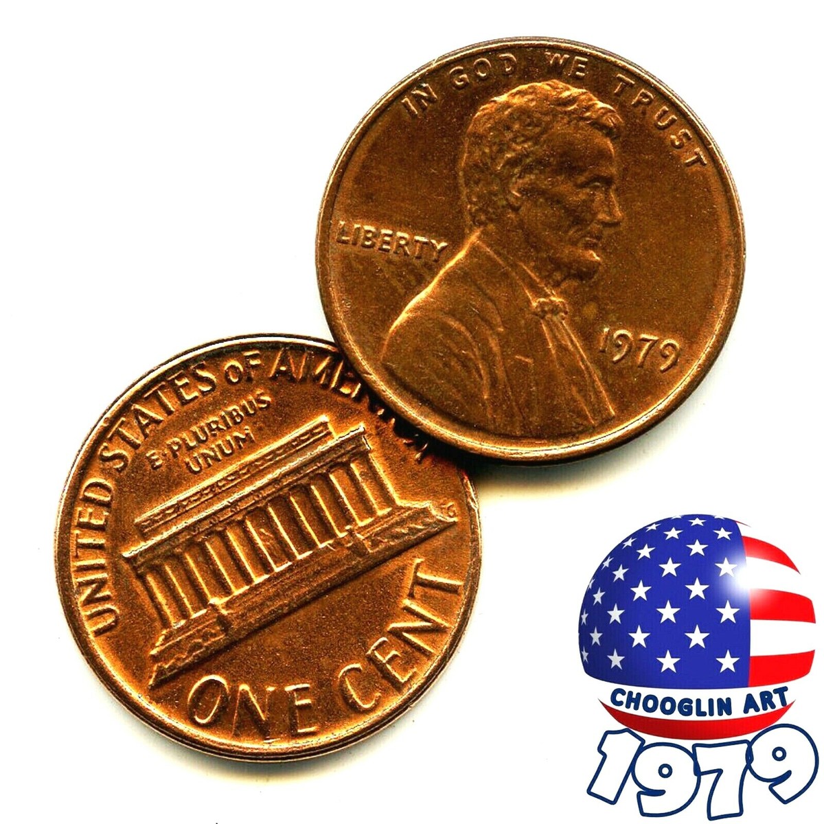 A USA 1979 ONE CENT 1¢ coin, 47 Years Old! | eBay UK