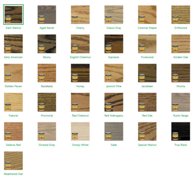 Minwax  Wood Finish  Interior Oil-Based Wood Stain - 1 qt Various Colors
