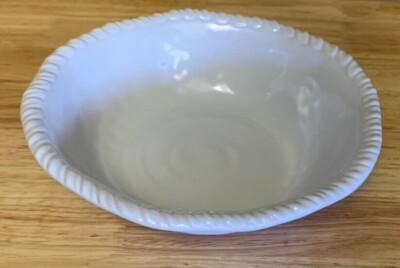 1 Soup Cereal Bowl Tommy Bahama White Plastic Melamine Rope Edge Rim