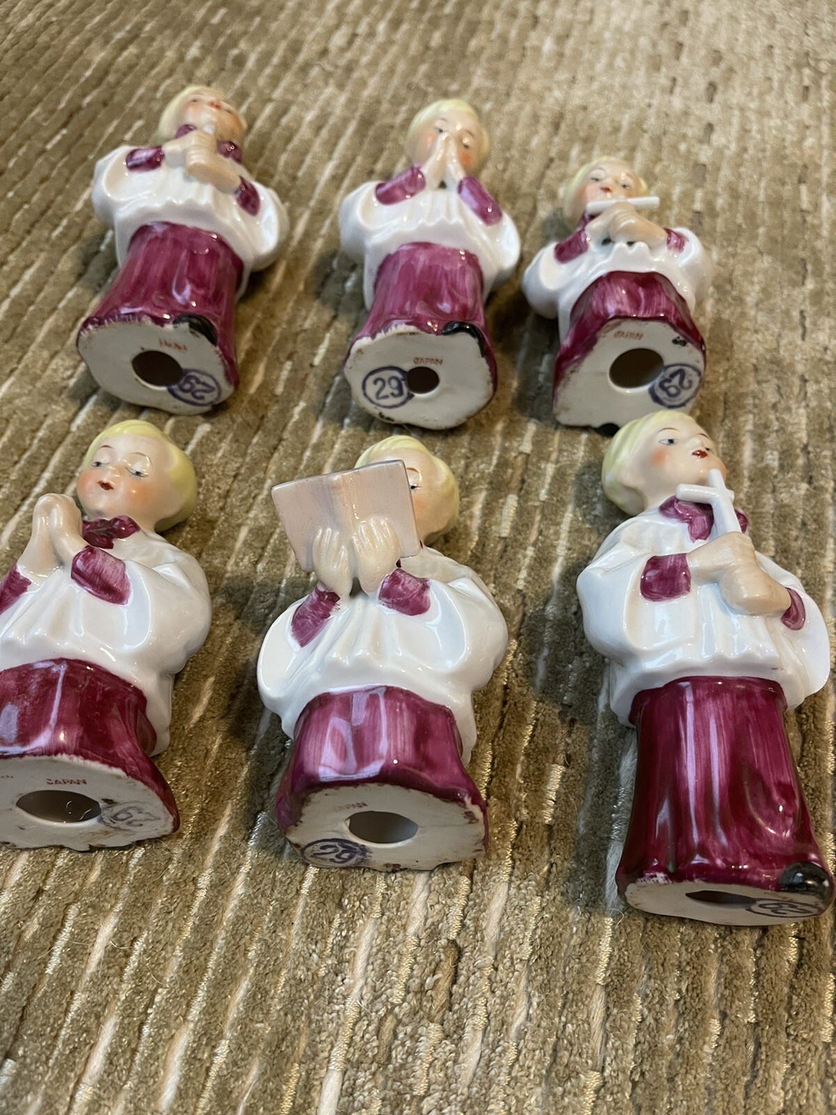 vintage christmas choir figurines eBay