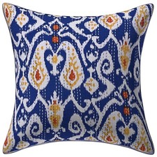 Vintage Cotton Cushion Cover Handmade Indian Pillows Throws Kantha Pillow Case