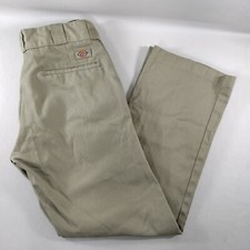 Dickies 874 Original Fit Beige Work Pants Mens SIze Actual 29x28