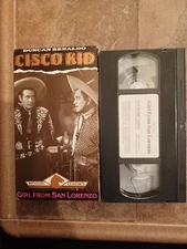 Cisco Kid-Girl From San Lorenzo (VHS) Western Classics!