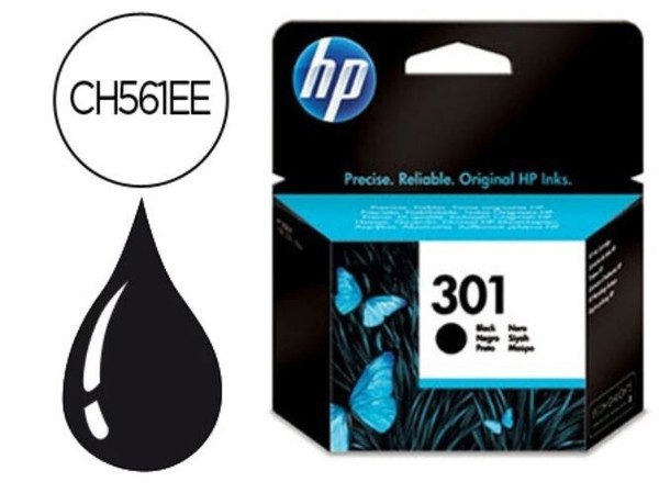 HP 301 (CH561EE) Cartucho de tinta negro Original