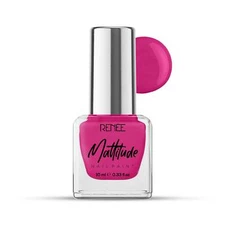 Renne Mattitude Nail Paint-Rich color with matte effect-Shade Fuchsia Pink-10ml
