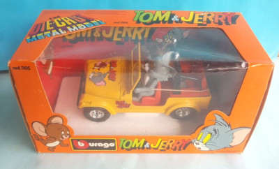   TOM & JERRY BURAGO cod. 1105 VARIANT DIE CAST METAL VINTAGE MIB