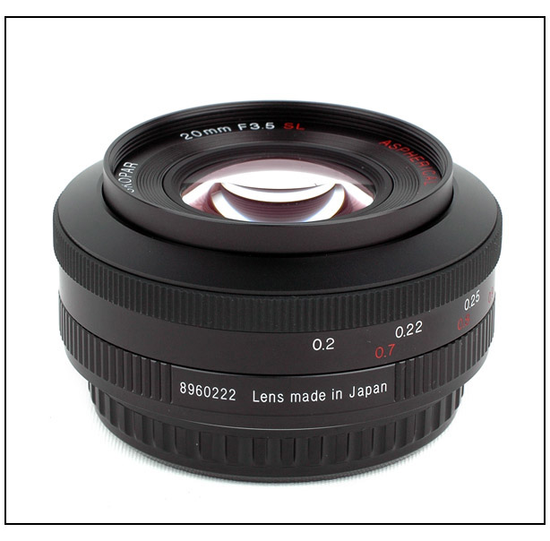 New Voigtlander COLOR-SKOPAR SL II 20mm f/3.5 ASHPERICAL for Canon
