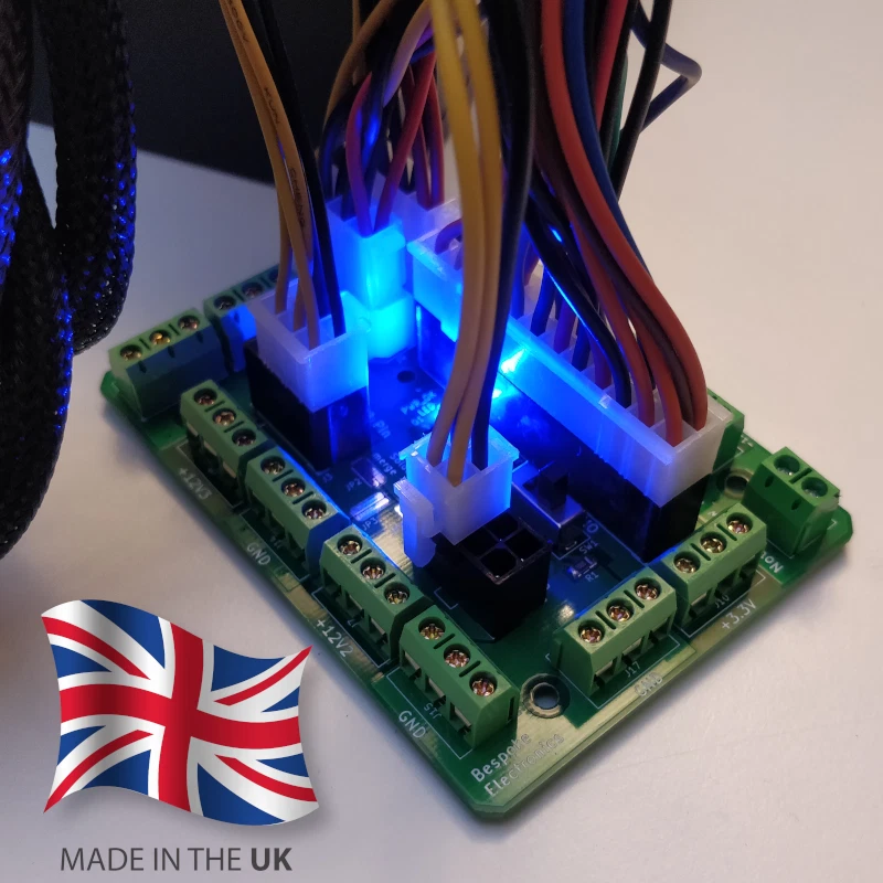 24/20pin ATX PSU Breakout PCB, Screw terminal output from Computer Power Supply - Image 3 of 4