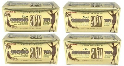 4 Boxes Diet  Ginseng Slim Tea 18 Tea Bags Dieter Energy Drink Extra Strength