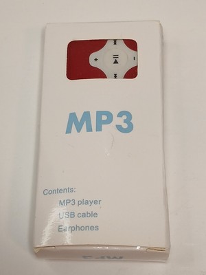 NEW In Box MP3 1GB Multimedia Player Red Bundle Headphones PC MAC FUN GREAT GIFT