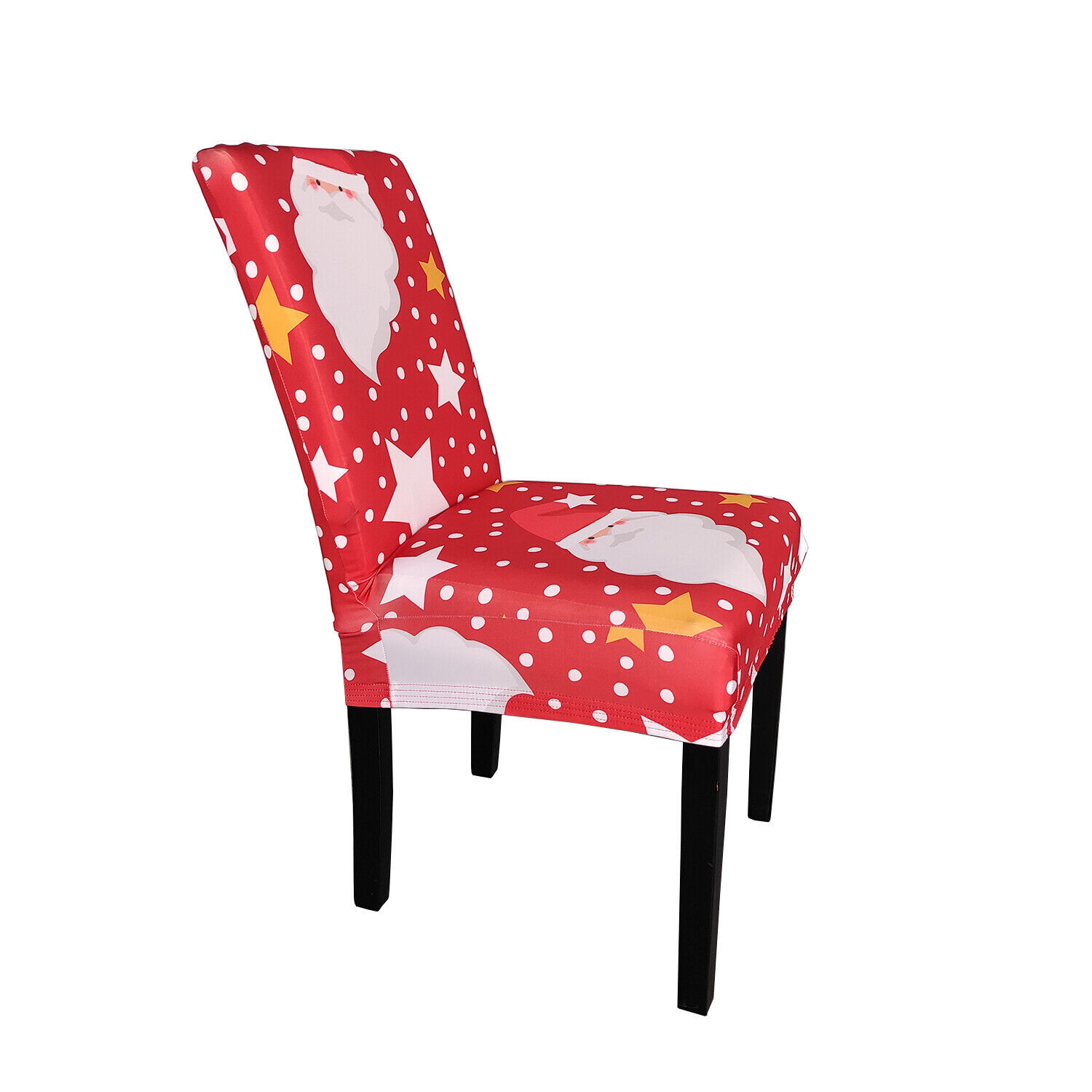 Christmas Dining Chair Seat Covers Slip Xmas Protective Stretch Covers