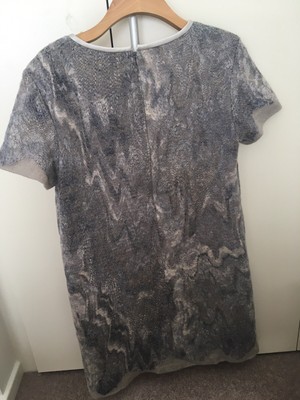 Marc Cain Grey Knitted Dress Size 14 N5 Ebay 