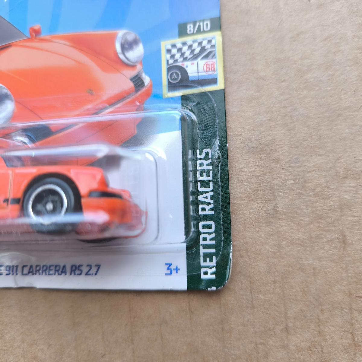 Hot Wheels – Porsche 911 Carrera RS 2.7 – Retro Racers 8/10 – HKG42 – Carte Courte – Blanc – Mattel 2023