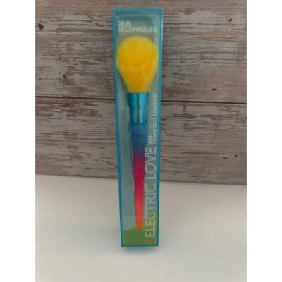 Real Techniques ~ Full Size Electric Love | Peace Out Powder Brush 038 -  BNIB