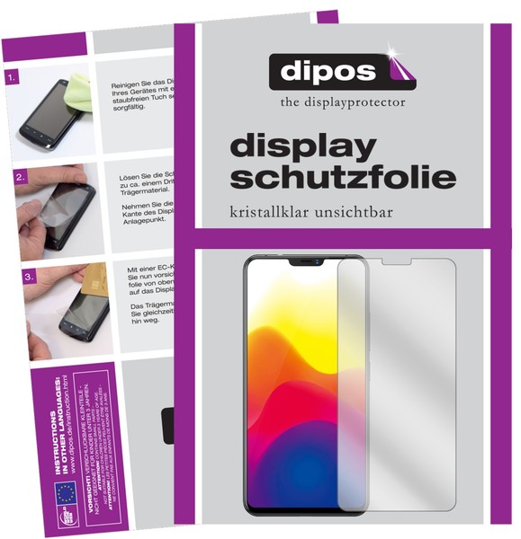6X Schutzfolie FüR Vivo X21UD Klar Displayschutzfolie Folie Display Schutz Dipos-image
