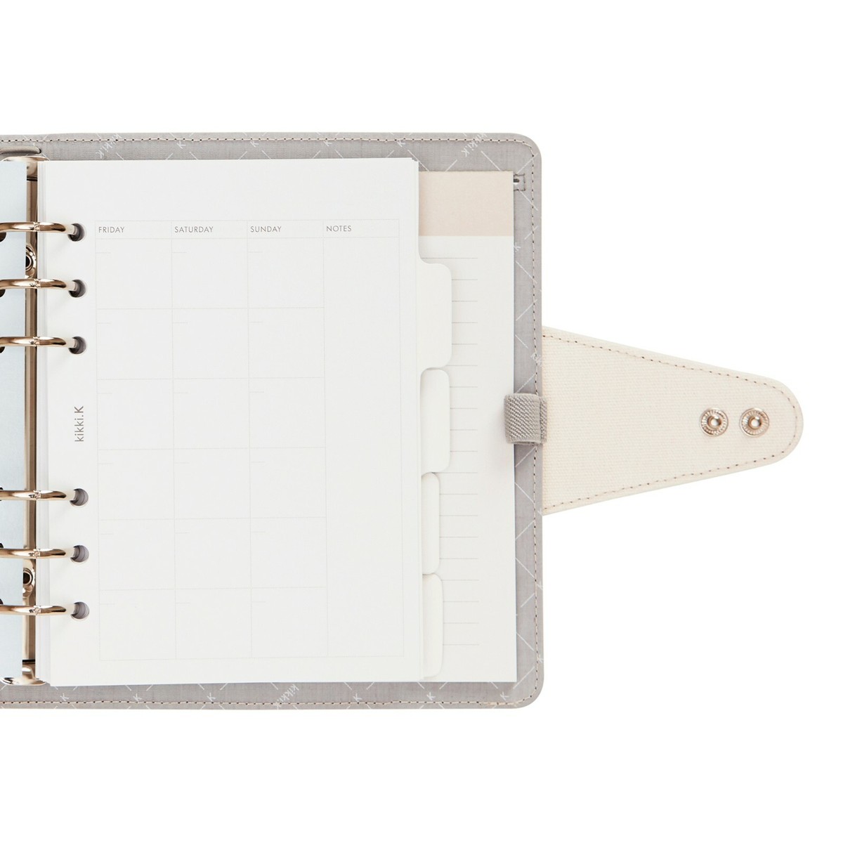 Kikki.k プランナー Kikki.K Medium (Personal Size) Ring Planner, Ice Blue | eBay