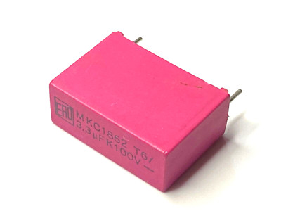 1pcs - Roederstein (ERO) MKC1862 3.3uF 100V 10% Pitch:22.5mm Film Capacitor