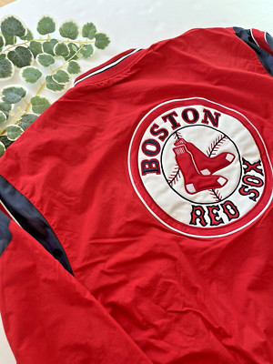 Boston Red Sox Windbreaker Jacket Mens Extra Large Pullover G-III Carl Banks
