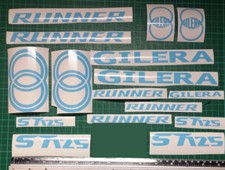 Gilera Runner ST 125 Decals/Stickers ALL COLOURS AVAILABLE--v2