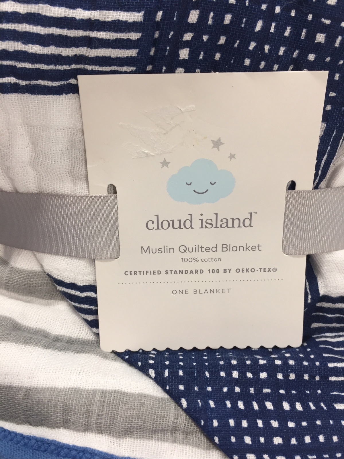 cloud island muslin quilt blanket