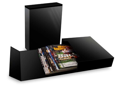 BCW New Magazine Stor Folio 2.5 Inch Storage Folder In Black Hold Manuals / Docs