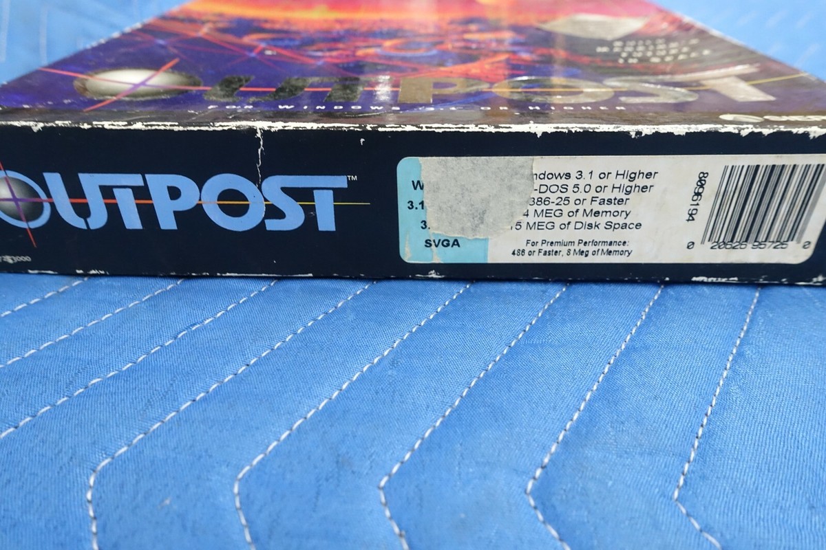 Outpost PC-Spiel Deutsch Big Box 90s Sierra Windows