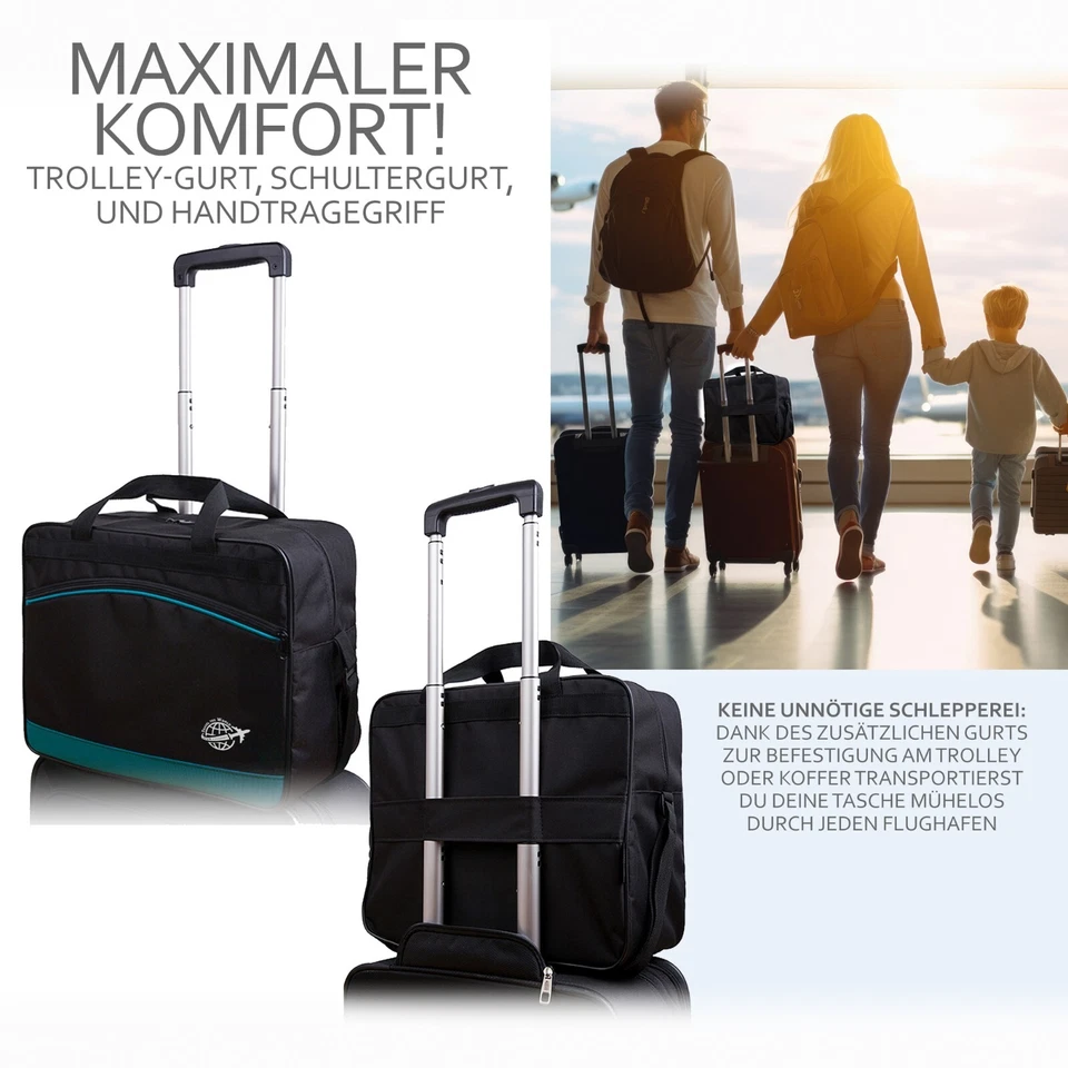 Tasche Handgepäck für Ryanair 40x25x20 cm 40x30x20 cm 55x40x20 Reisetasche - Bild 3 von 4