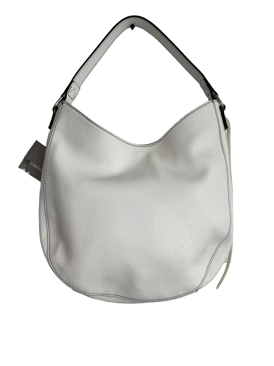 Liz Claiborne Skylar Hobo White Braided Sides Shoulder Handbag eBay