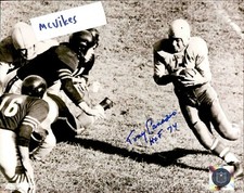 Tony Canadeo Green Bay Packers HOF Autographed Signed 8x10 Photo COA #1 DECEASED