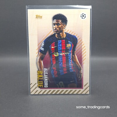 Topps Gold UCL 2022/23 Alejandro Balde FC Barcelona